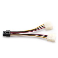 Переходник питания Molex  для видеокарт 4 Pin Molex to 6 Pin PCIe